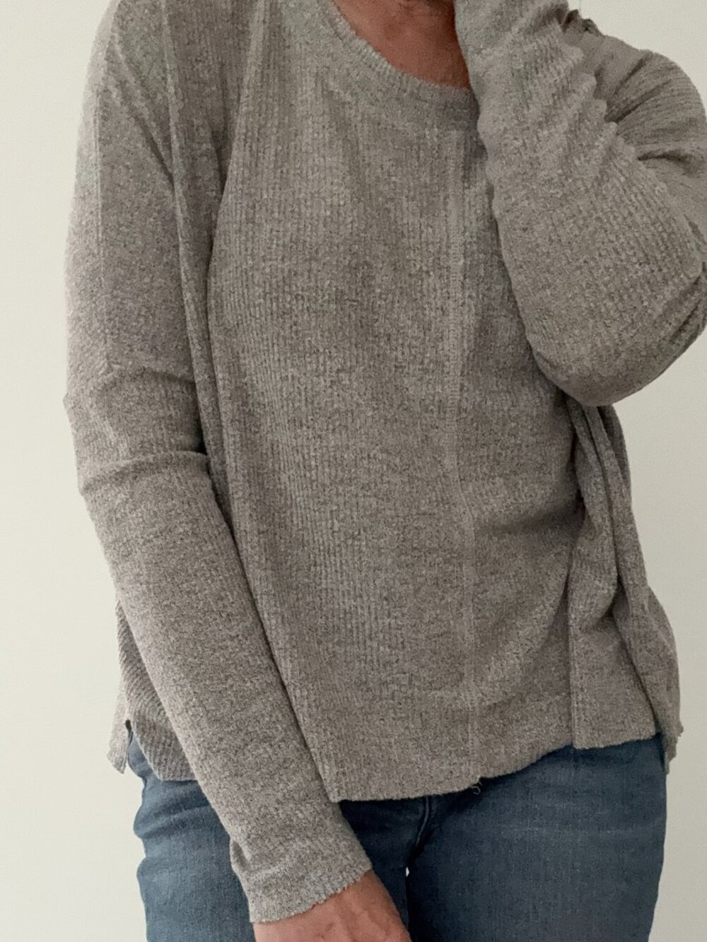 Featherweight Heather Gray Sweater